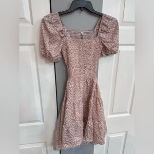 Partial open back dress